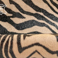 Soft Beige Zebra Print Lambskin 0.7-1.2mm/1.75-3oz / NUDE ZEBRA 1446