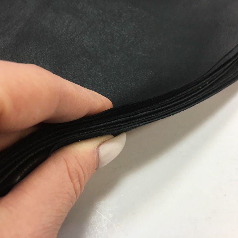 Black Stretch Lambskin Mix Scrap Pack DIY Renmants