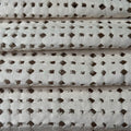 White Lambskin With Perforated Laser-Cut 1 - 1.1mm/2.5-2.75oz Soft White 1542