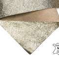 Sparkly Metallic Light Gold Lambskin Sheets 0.8mm/2oz / CRUNCHY LIGHT GOLD 994