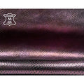 Metallic Purple Snakeskin Print Lambskin 0.8mm/2oz PURPLE SNAKE 1093