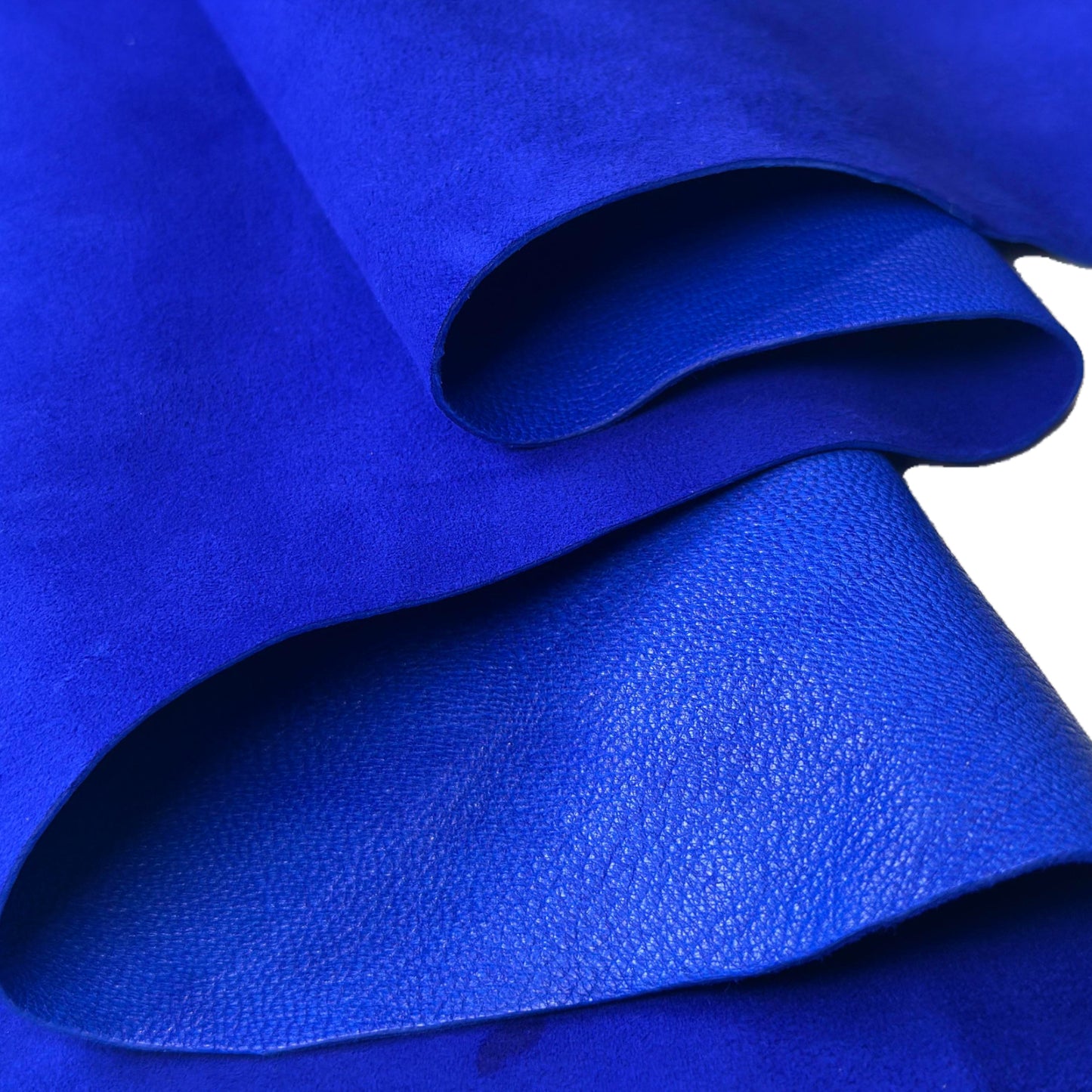 Royal Blue Suede Lambskin Leather 1mm//1.2oz DARK SUEDE 1640