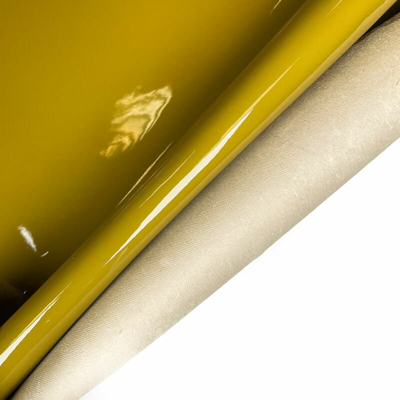 Mustard Color Patent Lambskin AMBER PATENT 1102 / 0.9mm/2.25oz