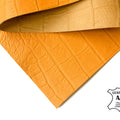 Yellow Lambskin Sheets With Print 1.5oz/.6mm / YELLOW SNAKE 845