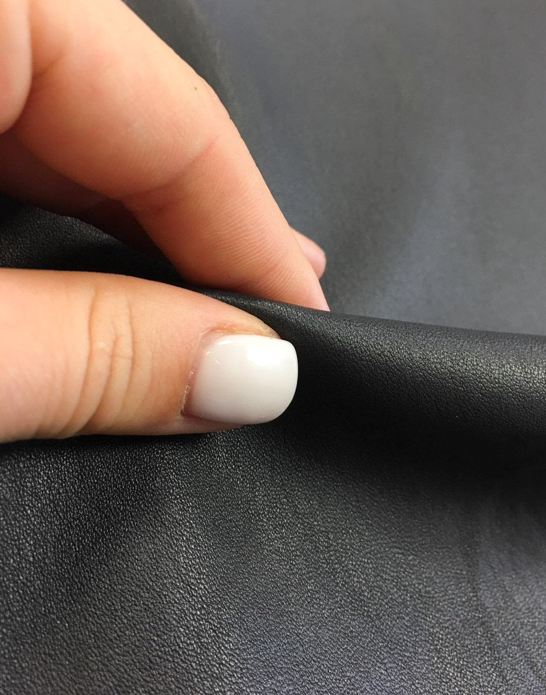 Gray Stretch Lambskin Purple-Gray Thin 0.8mm/2oz / ASPHALT 665