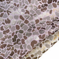 Beige & Pink Animal Print Suede Velour / ANIME ANIMAL 1274, 2.25 oz