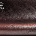 Brown Thick Calfskin Veg Side Hide With Texture 1.7-1.9mm/4.25-4.75oz Dark Brown VEG TAN 1455