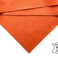 Orange Suede Lambskin Sheets  0.6mm /1.5oz / DUSTY ORANGE 911