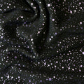 Black Suede Lambskin With Metallic Print 0.46-0.56m2 BLACK SHINE1584