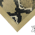Beige Lambskin With Snake Print 2oz/0.8mm / GROUND SNAKE 888