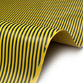 Yellow Lambskin Leather With Black Stripes 1mm//2.5oz Yellow Stripes 1627