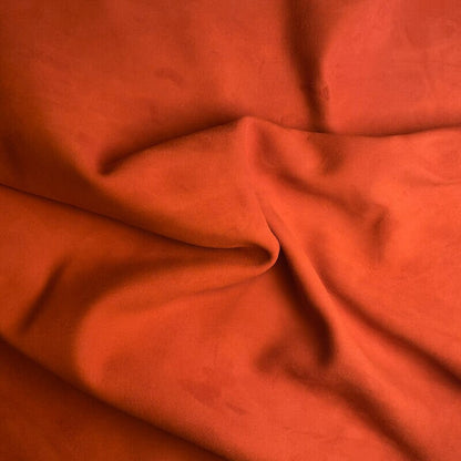 Pumpkin Orange Suede Lambskin Leather 0.9mm//2.25oz Pureed Pumpkin 1054