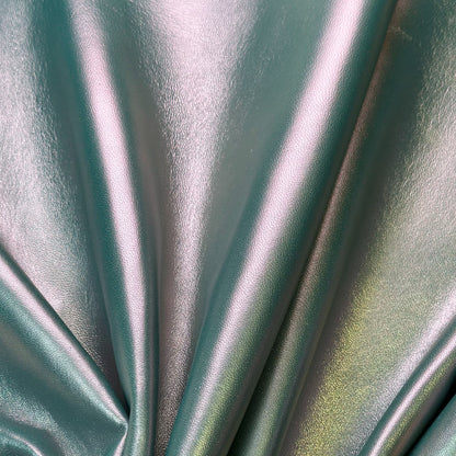 Perlamuter Green Mixed With Blue Lambskin Leather 0.8mm//2oz Peacock Blue1656