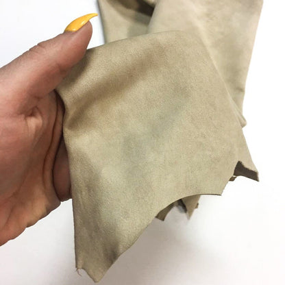 Nude Beige Suede Lambskin Leather 1.5oz//0.5mm NOUGAT 753