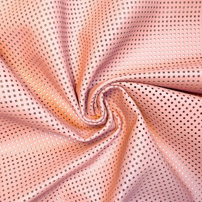 Pale Pink Perforated Print Lambskin 0.7mm/1.75oz / PEACH PERFORATION 1304