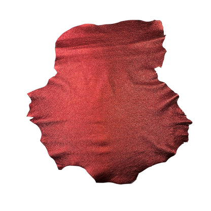 Metallic Red Lambskin Leather 1.2mm//3oz Red Metallic 1651