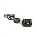 Swarovski Crystals for Leather / Silver or Gold / Easy Install