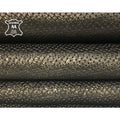 Brass Metallic Lambskin Leather 0.7mm/1.75oz / BRASS PERFORATION 735