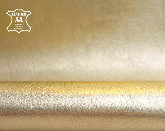 Light Gold With Rainbow Shine Lambskin 0.8mm/2oz / 1442