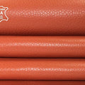 Orange Pebbled Lambskin 1.0mm/2.5oz / JAFFA ORANGE 866
