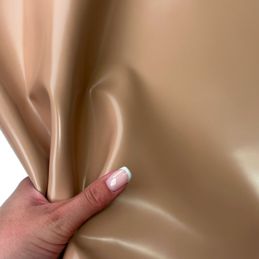 Beige Patent Lambskin Leather 1.3mm//3.25oz NUDE PATENT 1643
