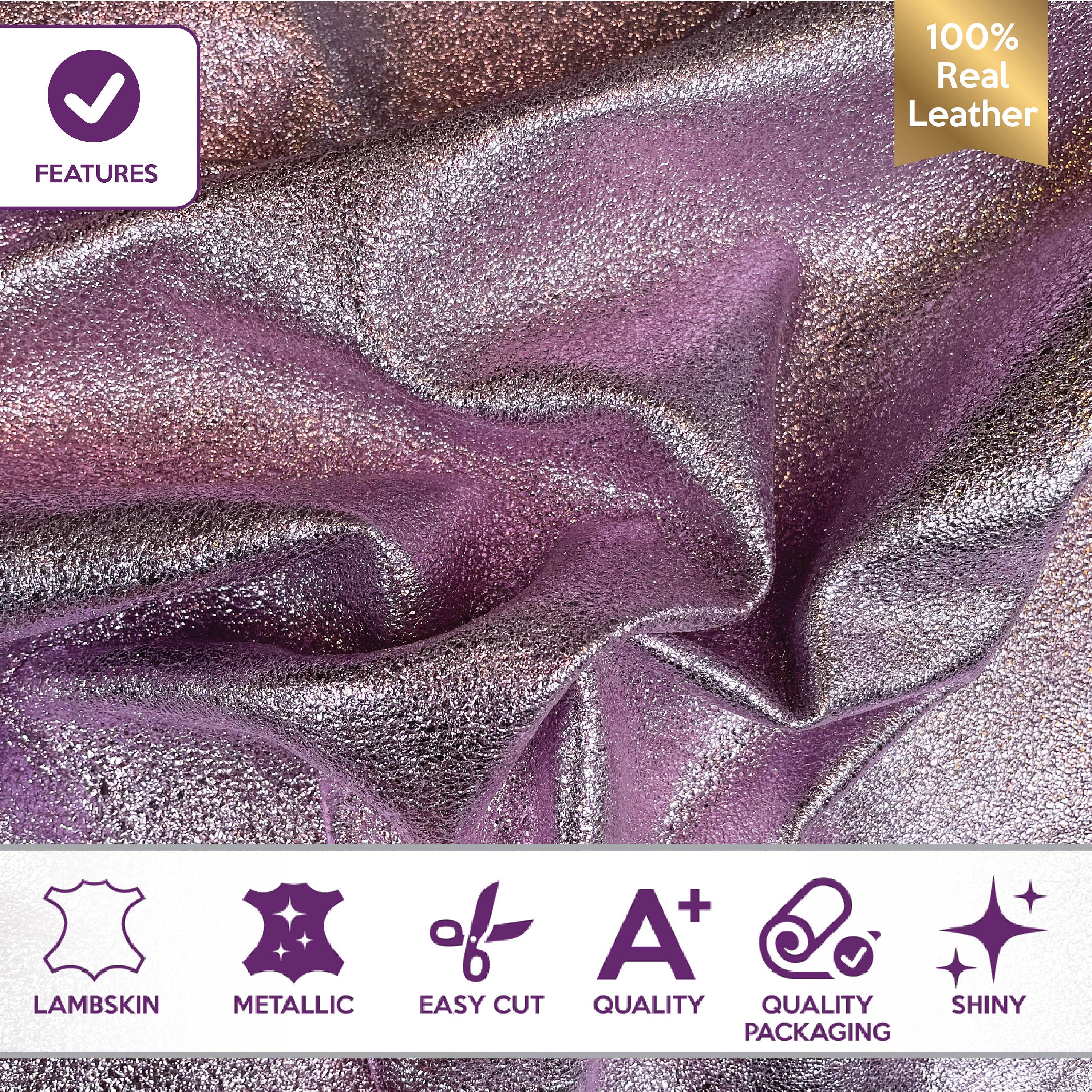 Purple with Pink Hue Metallic Lambskin 0.9mm/2.25oz / BARBIE'S DREAM 1152