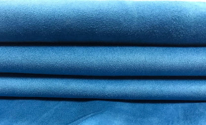 Turquoise Suede Velour Lambskin Leather 1mm/2.5oz BLUEJAY 507