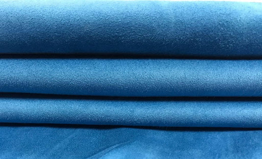 Turquoise Suede Velour Lambskin Leather 1mm/2.5oz BLUEJAY 507