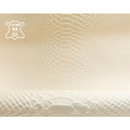 Cream White Lambskin With Snake Print 0.9mm/2.25oz CREAM SNAKE 1185