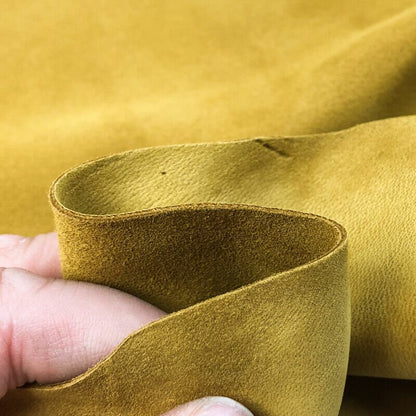 Dark Yellowish-Green Suede Lambskin 0.7mm/1.75oz / OLIVE OIL 1000