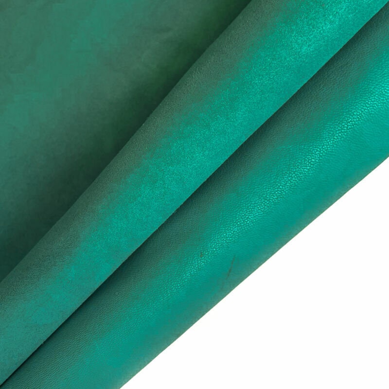 Aqua Green Lambskin Suede 1mm/2.5oz FANFARE 344