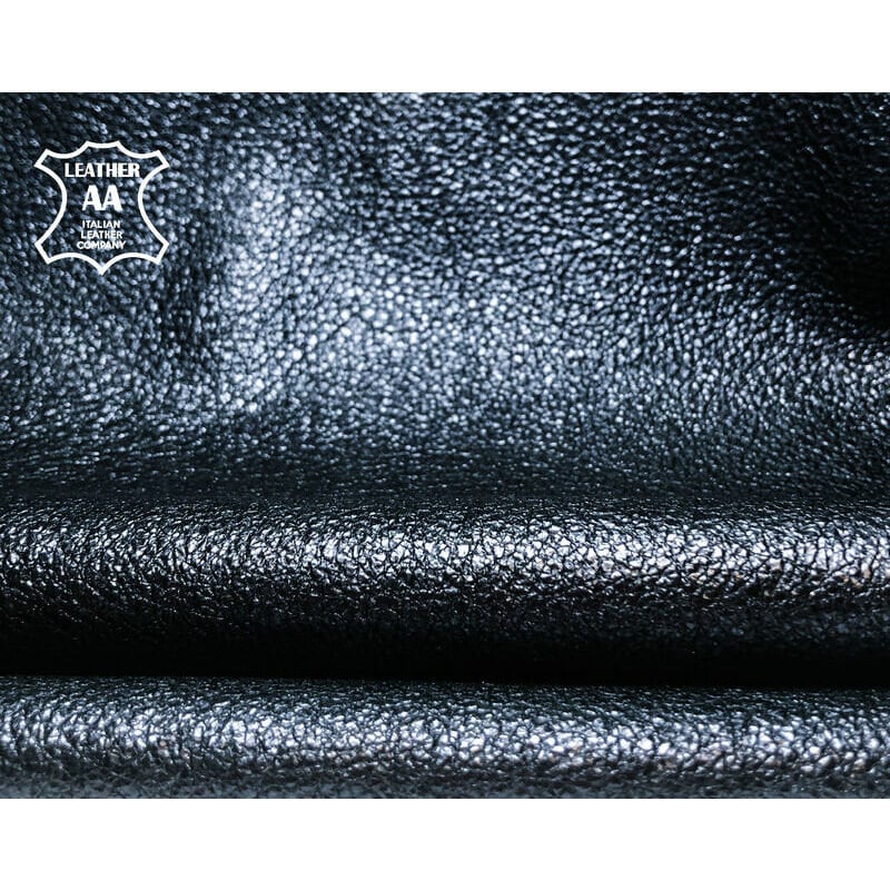Sparkle Blue Violet Lambskin Leather 0.8mm/2oz / CRUNCHY NAVY 996