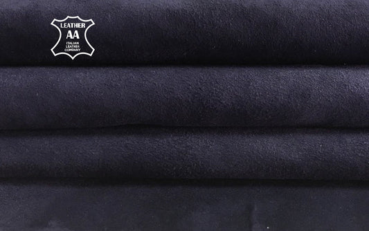 Blue Suede Stretch Lambskin Leather 0.8mm//2oz DEEP WELL 676