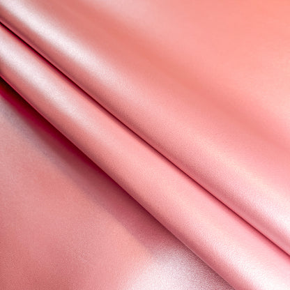 Baby Pink Perlamuter Lambskin 5 - 6 sqft // 0.48 - 0.6m2 BABY PINK PERLAMUTER 1480 / 1mm/2.5oz