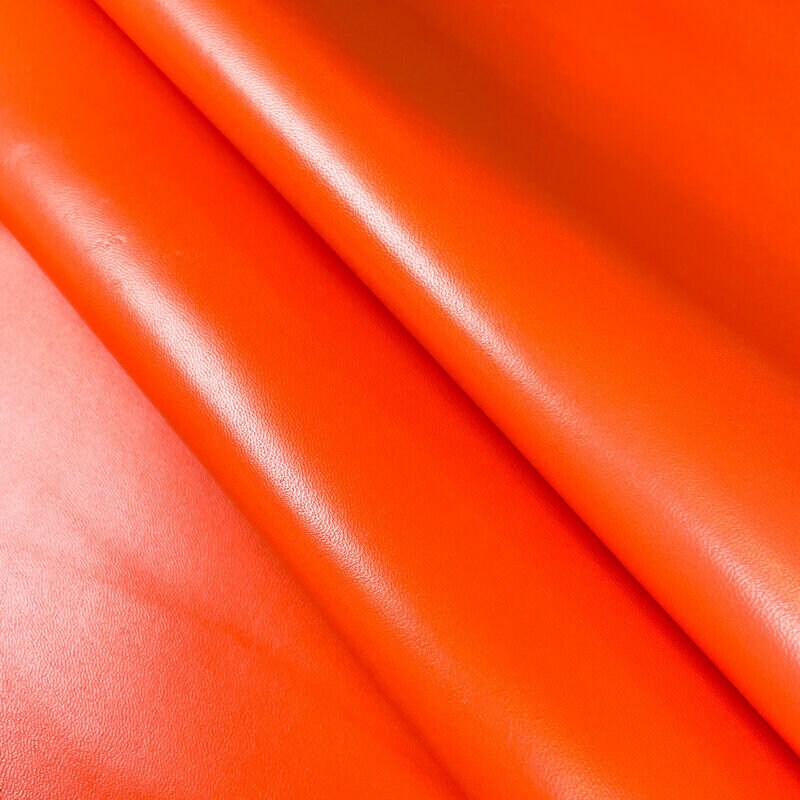 Bright Orange Lambskin  FLAME 1208 / 0.8mm/2oz