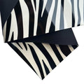 Zebra Print Lambskin Patent Leather Sheets 0.7mm/1.75oz ZEBRA 848