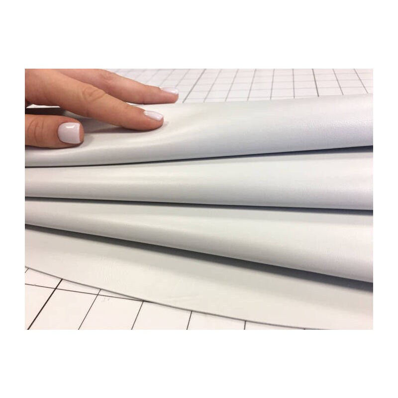 Bright White Lambskin Leather 0.9 mm // 2.25 oz PURE WHITE 657