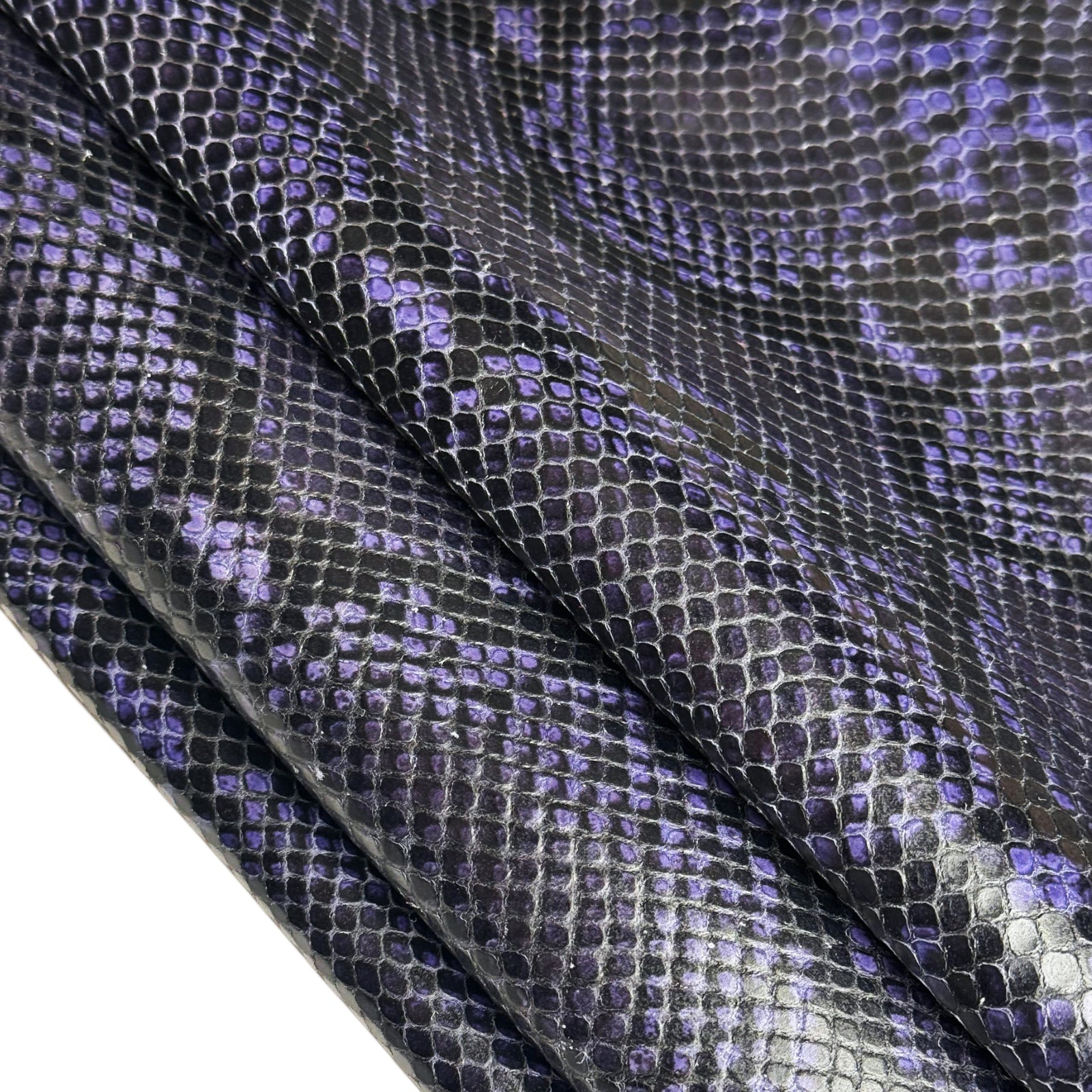Purple And Black Lambskin With  Print 0.6-0.7mm//1.5-1.75oz Purple 1594