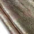 Crunchy Gold Leather With Rose Gold Spots Metallic 0.9-1.1mm GOLD SHINE