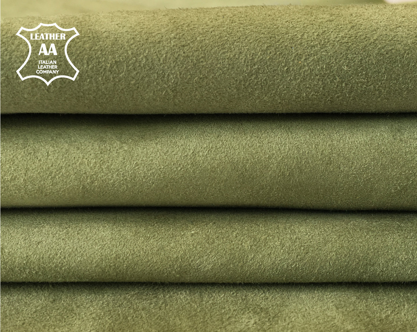 Moss Green Suede Lambskin 0.8mm/2oz / MOSSTONE 840