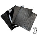 Black Set 5x5in Four Genuine Black Leather Pieces