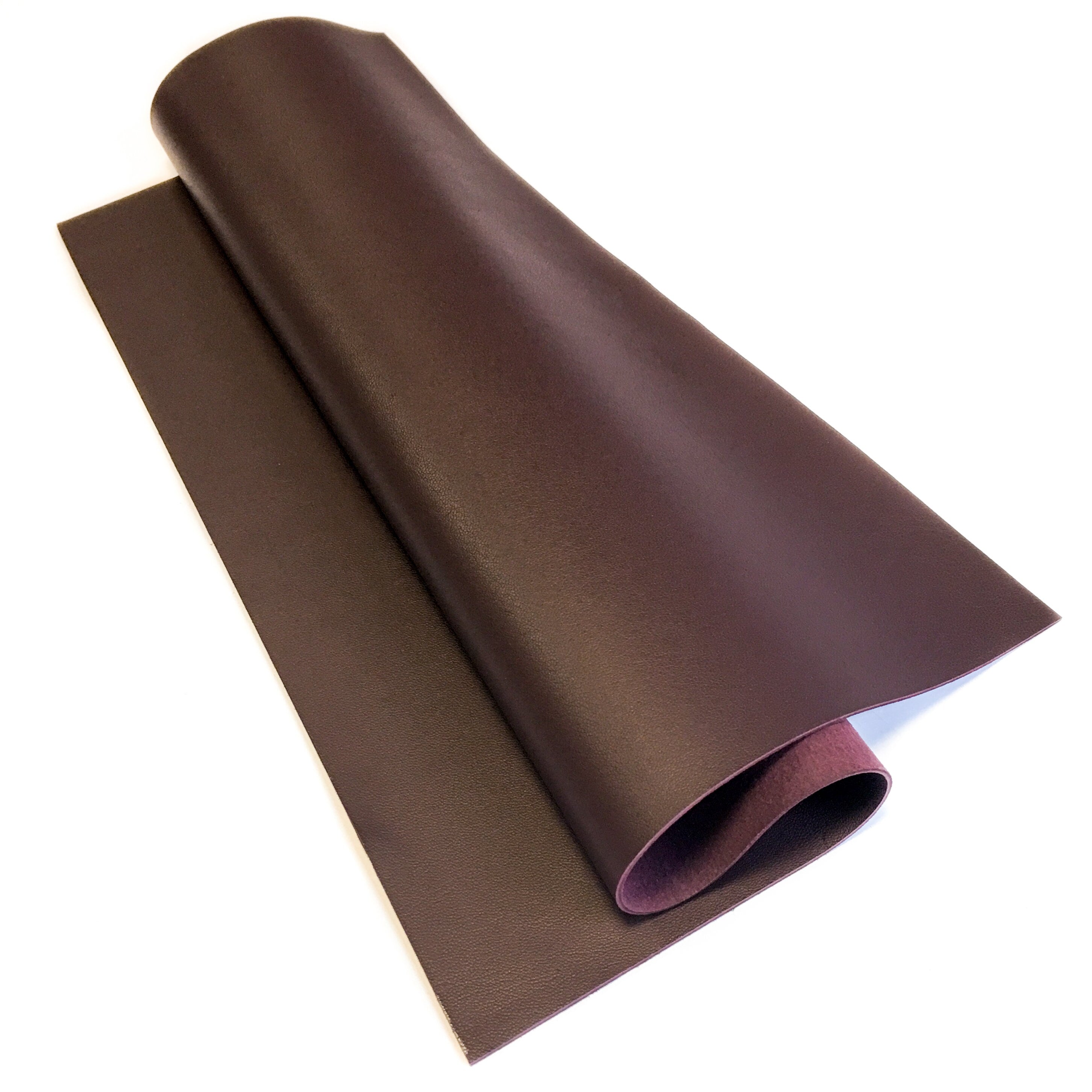 Burgundy Lambskin Leather 2.25oz/0.9mm / PORT ROYAL 455