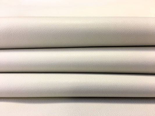 Real Off White Lambskin Leather : Genuine Bright White Lambskin Leather  Sheet for Crafting, Sewing and Personalized Leather Projects (Pure White