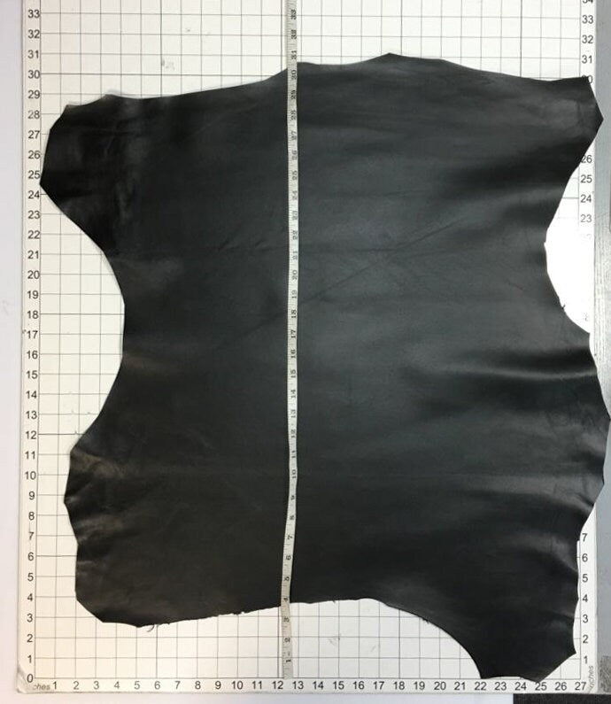 Black Lambskin 2.75oz/0.9mm BLACK CROW 828