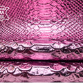 Pink Metallic Lambskin With Snake Print ROSE SNAKE 1035 0.9mm/2.25oz