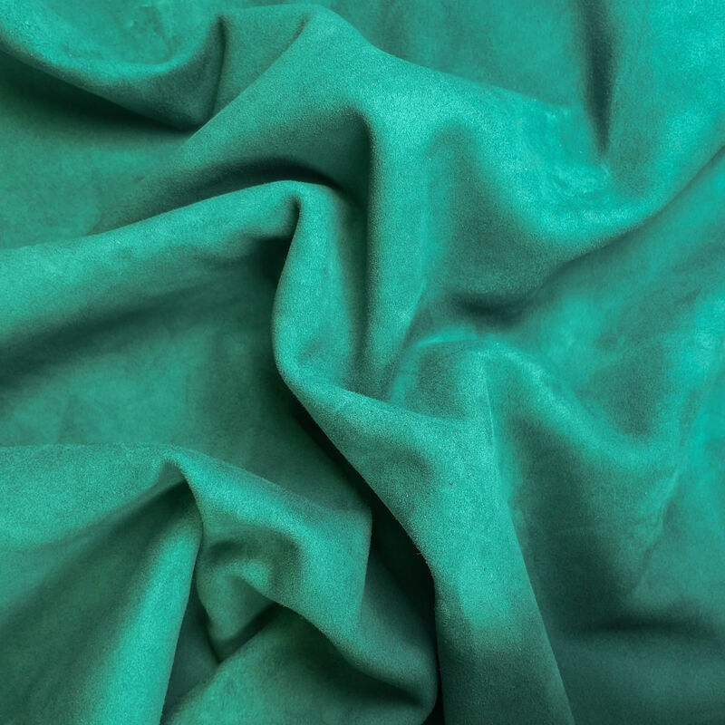 Aqua Green Lambskin Suede 1mm/2.5oz FANFARE 344