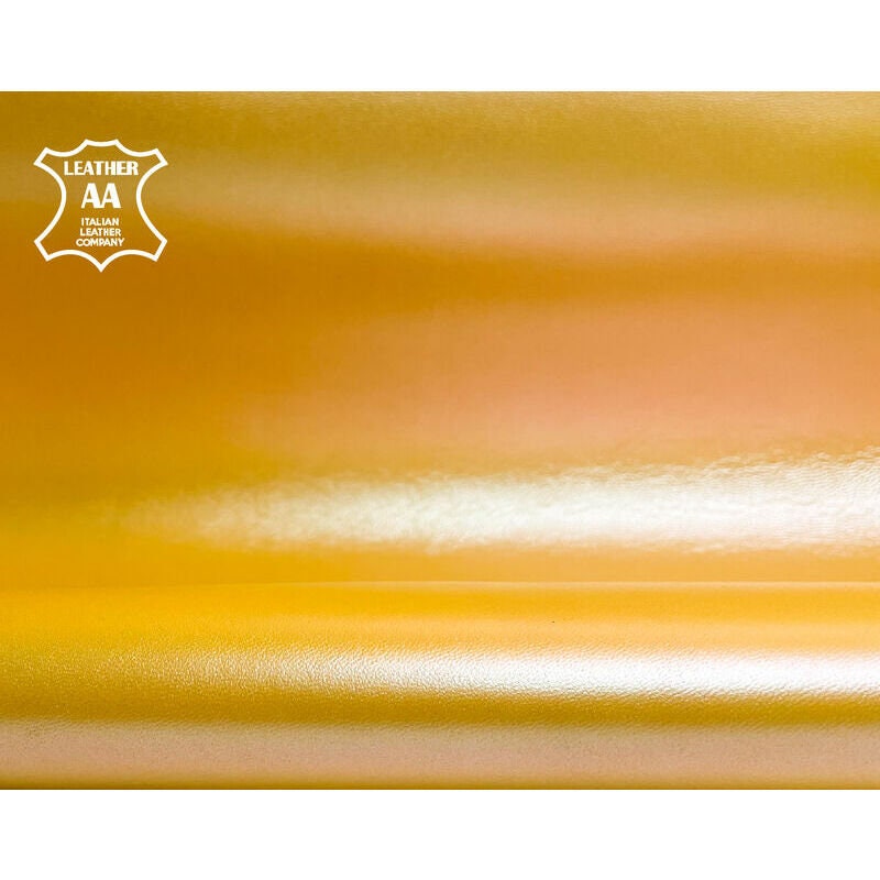 Sunny Yellow Perlamuter Lambskin 1.0mm/2.25oz / YELLOW PERLAMUTER 1173