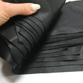 Black Stretch Lambskin Mix Scrap Pack DIY Renmants