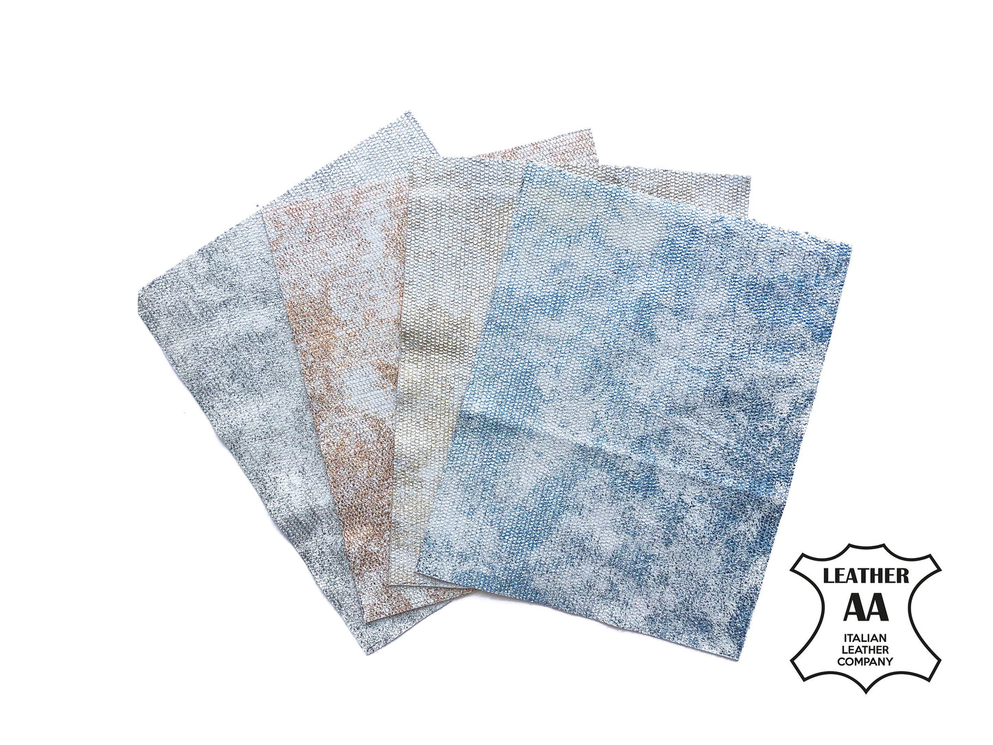 Metallic Mermaid Print Lambskin Sheets 8x10in 0.8mm/2oz / MERMAID