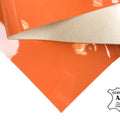 Bright Orange Patent Sheets 0.9mm/2.25oz CORAL GOLD 1115